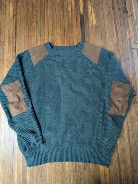 Hunter (Brand) Men's Sweater Green Medium RARE Wool